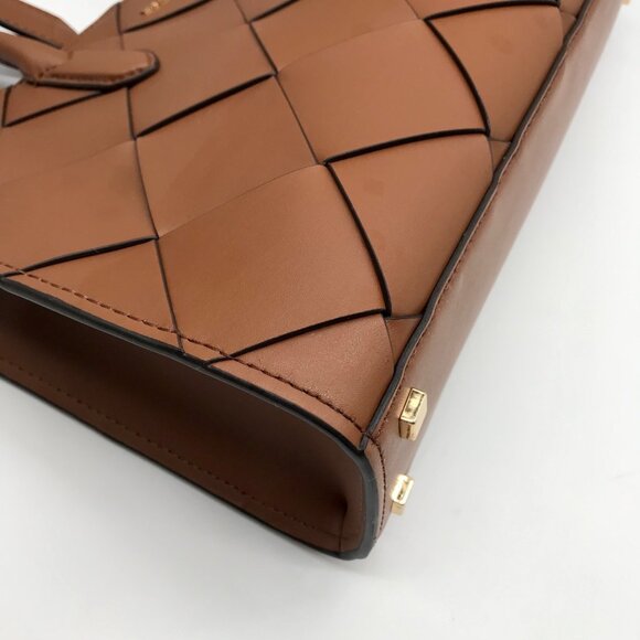 Michael Kors Luggage Brown East West Scarlett Satchel Bag - Picture 6 of 11